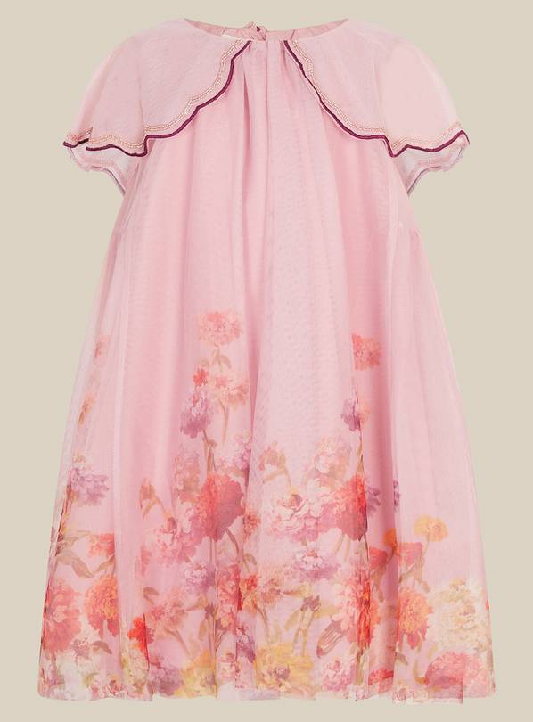 MONSOON Dahlia Floral Print Party Dress 3 years